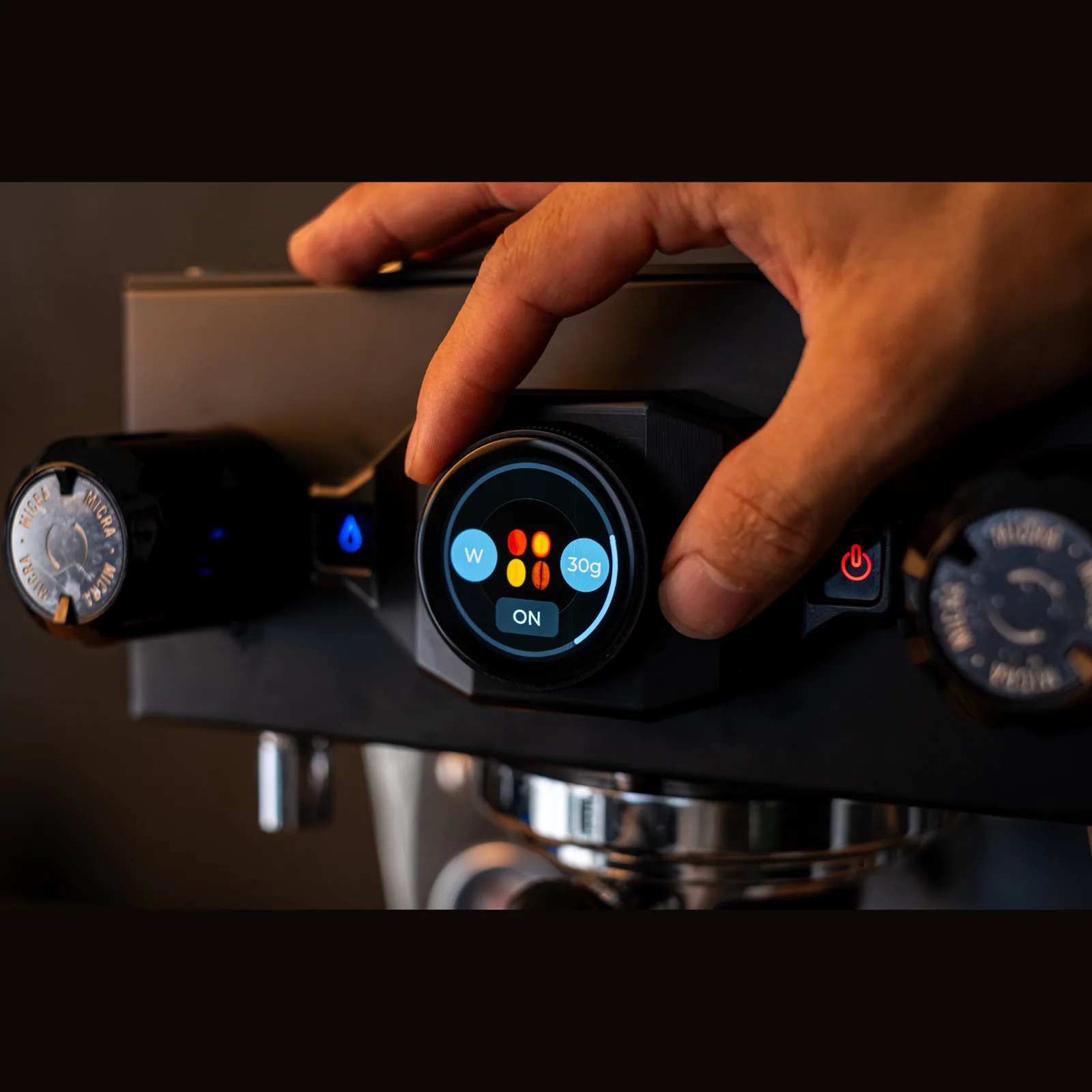 Adjusting dose on the Tensor One rotary control